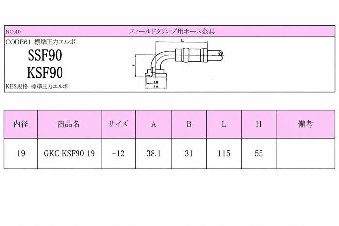 KSF90-19規格表